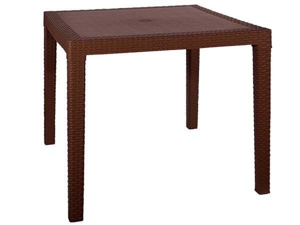Стол квадратный FIJI Quatro Table Коричневый купить в Калязине