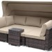 Диван-Трансформер AFINA плетеный из иск. ротанга AFM-320B Brown купить в Калязине