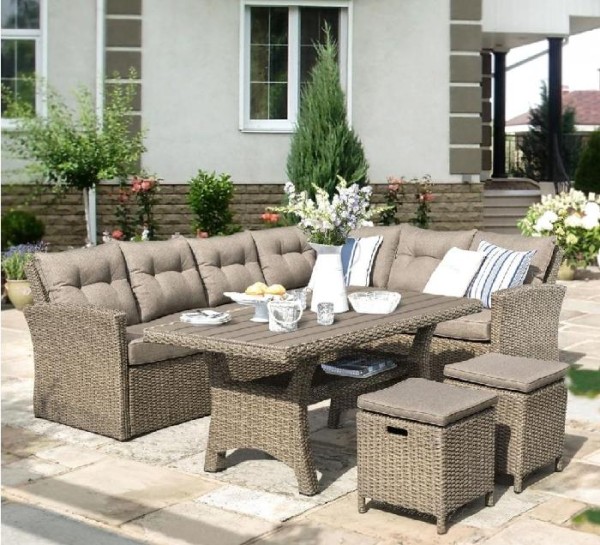 Комплект мебели AFINA плетеной из иск. ротанга AFM-307B Beige купить в Калязине