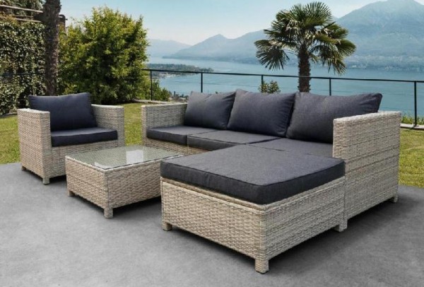 Комплект мебели AFINA плетеной из иск. ротанга YR821G Grey/Grey купить в Калязине
