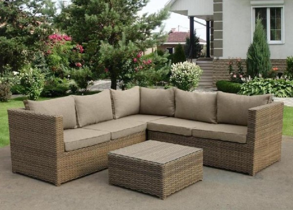 Комплект мебели AFINA плетеной из иск. ротанга YR825B Beige купить в Калязине