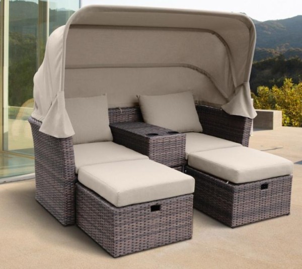 Комплект мебели AFINA плетеной из иск. ротанга AFM-330B Brown купить в Калязине