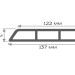 Доска Ромбус 3D ДПК Outdoor STORM GREY серая микс купить в Калязине