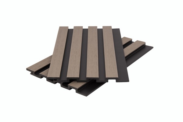 Стеновая панель брусковая двухцветная co-extrusion, snow mix купить в Калязине