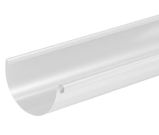 Водосток Aquasistem, система 125x90 - Водосточный желоб 3.00м RAL 9003 Белый купить в Калязине