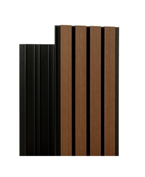 Фасадная реечная панель Ecodecking Скай коэкструзия 200х20х3000 Тик купить в Калязине