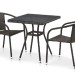 Комплект плетеной мебели AFINA из иск. ротанга T282BNT/Y137C-W53 Brown 2Pcs купить в Калязине