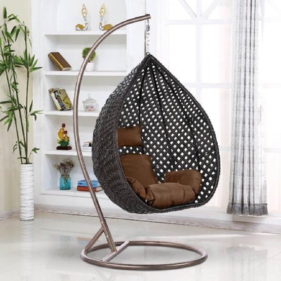 Кресло Подвесное из искусственного ротанга AFM-250B-L Brown купить в Калязине