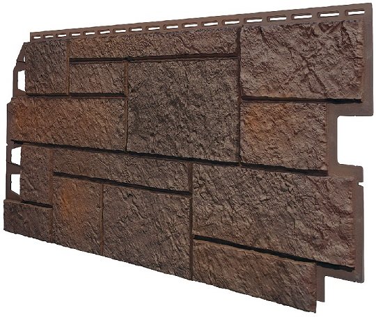 Фасадная панель VOX Sandstone (Сандстоун) темно коричневый купить в Калязине