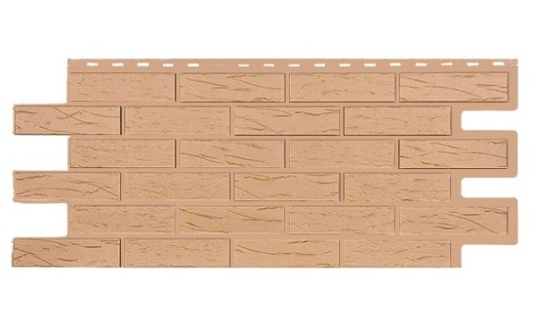 Фасадная панель T-Siding Кирпич Саман Эко Крем купить в Калязине